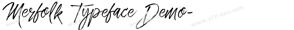 Merfolk Typeface Demo字体转换